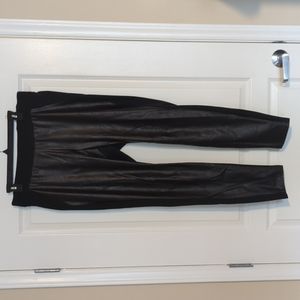 Faux leather leggings